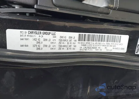 2014 Jeep Grand Cherokee Limited из США, поврежденный, VIN 1C4RJFBG2EC482638